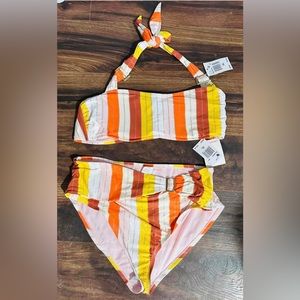 NWT $100 High waist bikini XL